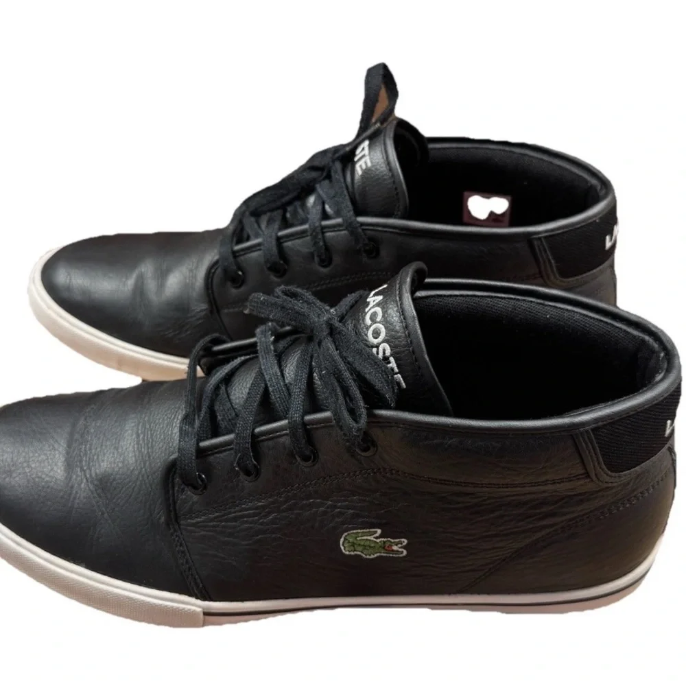 Lacoste‎ Black and White Chukka Boots
